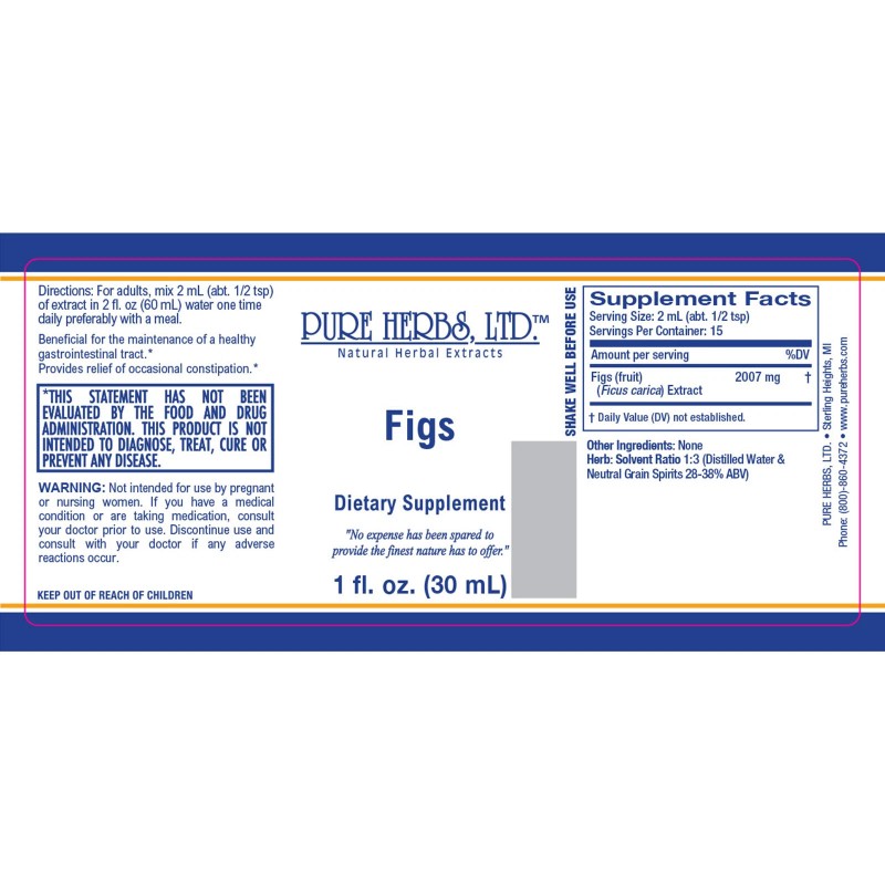 Pure Herbs: Figs - 1 oz.