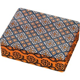 WAX Teebox - Motiv Kristallornament: mit 6 Fächern