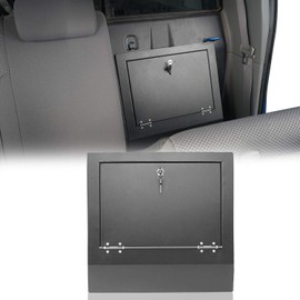 Hooke Road Tacoma Interior Accessories Under Seat Storage Lock Box Security Cubby Cover for Toyota Tacoma Double Cab 2005-2015 Pickup Truck