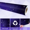 Qyeahkj Outer Space Bulletin Board Paper Roll Galaxy Bulletin Board