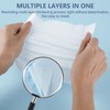 10-Pack Extractable Paper Tissue Vehicle Hanging Sun Visor Paper Artificial
