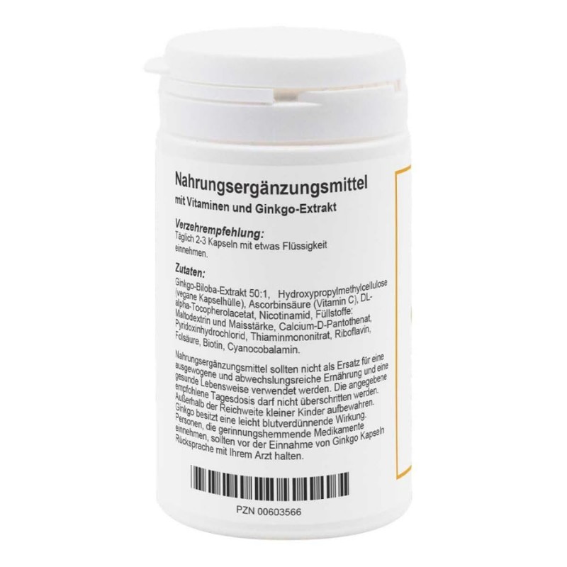 Ginkgo Biloba Capsules Pack of 60 Capsules