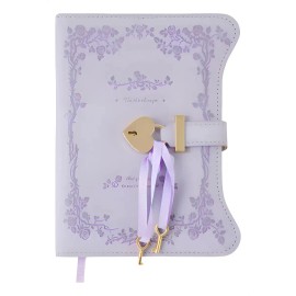 Cuaderno Diario Con Candado Y Llaves Cuero Love