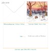 Christmas cards pack - Sunset snow scene, 10 Christmas cards