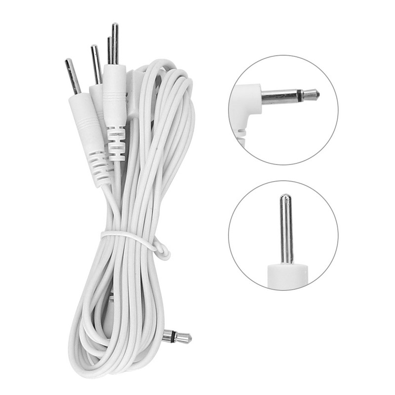 10pcs DC 3.5mm Pin Type Electrode Lead Wires Cable for