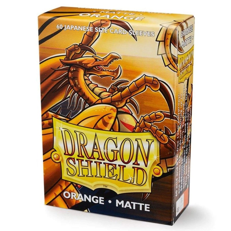 Dragon Shield Matte Mini Japanese Orange 60 ct Card Sleeves