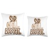 Sip Chill Repeat Cold Brew Latte Iced Coffee Lover Espresso