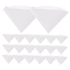 KICHOUSE 100Pcs Coffee Cone Filters Cone Shaped Paper Filters for