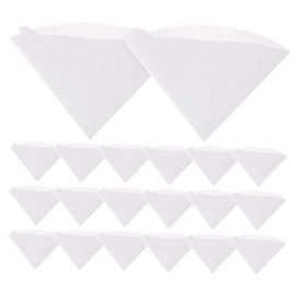 KICHOUSE 100Pcs Coffee Cone Filters Cone Shaped Paper Filters for Espresso Drip Coffee Makers Tear Resistant Fits Coffee Machines for Home Office Use