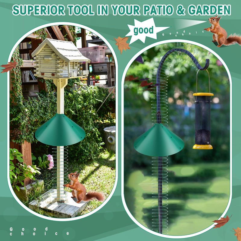 Shimeyao 19 Inch Squirrel Baffle and Squirrel Barrier Spring Device