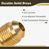 JUWO 3/8" Flare x 1/2" NPT Male Brass Tube Fitting