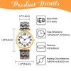 Avaner Women's Stretch Band Watches: Ladies Retro Pattern Printed Bohemia