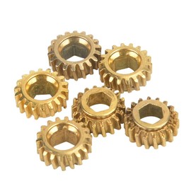 Guitar Tuning Gears, Tuning Peg Gear Machine Heads Gear Guitar Gear Guitar Shafts Gears Hexagonal (4mm) Open Hole Gears Guitar Parts 6pcs For Classical Guitar Played Accessories Tuning Gear Acogear
