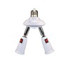 YCSSSD 2 in 1 E26/ E27 Light Socket Splitter Adapter,