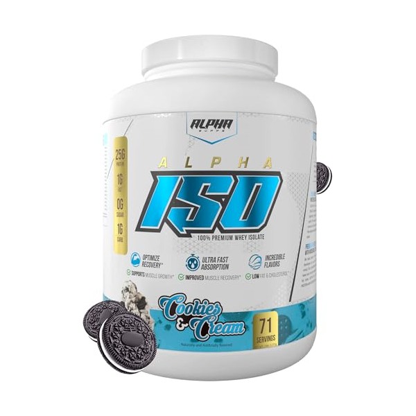 Alpha Supps Alpha Supps ISO, Low Carb 100% Whey Protein