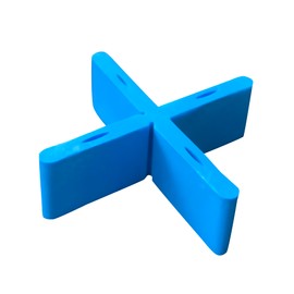 QKLGDETA Thicker Spacer 5/8 inch height Slab floor leveling spacer Leave gap 1/8 inch Blue color Tile Leveling Clips 1/8 inch Leave gap Spacer with Breaking Point 50pcs Per Pack