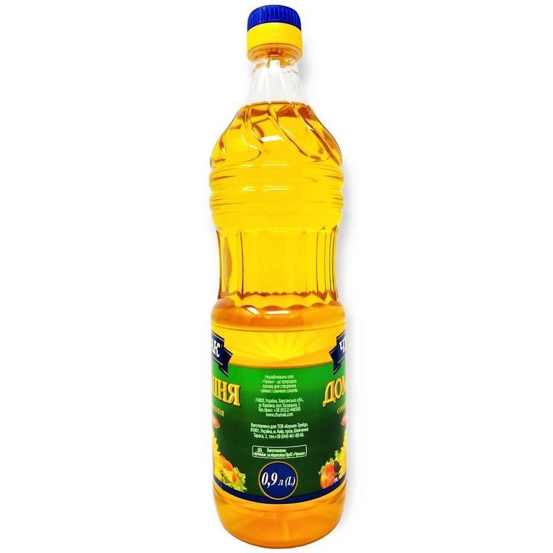 Chumak Sunflower Oil Unrefined, Naturally Expeller Pressed, Non GMO and