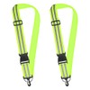 ANCLLO 2PCS Reflective Sash for Walking at Night Adjustable Reflective