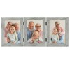 Frametory, 5x7 Triple Picture Frames Hinged 3 Photos Frame Collage,