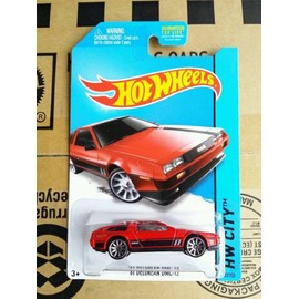 Hot Wheels HW City '81 Delorean DMC-12 (Red) 33/250