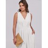 ANRABESS ANRABESS Women Jumpsuits Sleeveless V Neck Elegant Dressy Casual