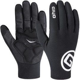 GERZHIUBN Cycling Gloves Padded Full Finger Bike Bicycle Shock-Absorbing Gloves for Men Women