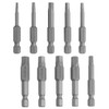 Bestgle 10 Pcs Magnetic Pentagon Head Screwdriver Bits Set 1/4