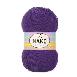 Nako Elit Baby Knitting Yarn 4 Pack Anti Pilling (Low Lint) - per ball 100g ball 10253