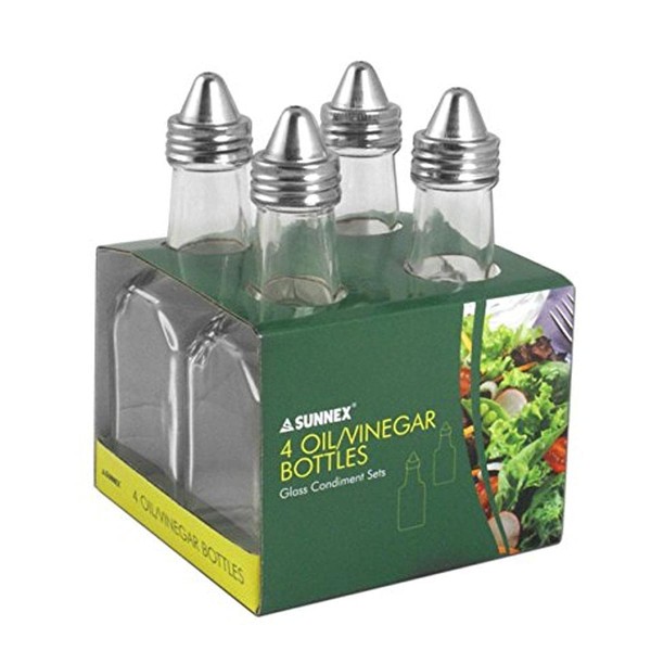 Zodiac CC02-4 Oil/Vinegar Bottles (Pack of 4)