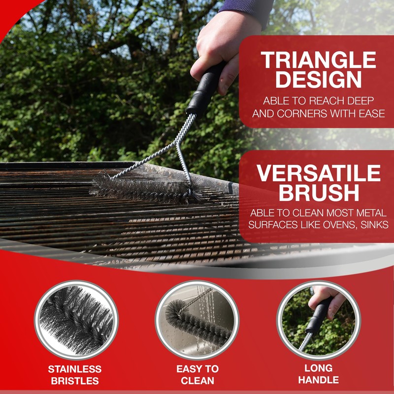 BBQ Grill Brush - Durable Cleaning Tool for Barbecue Grates,