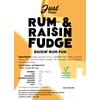Just Treats Rum & Raisin Fudge (500g Share Bag)