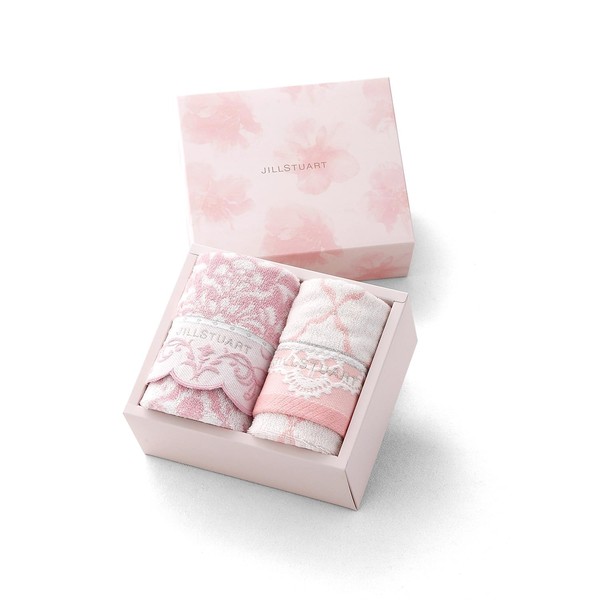 JILL STUART 58-3219200 Bloom Ornament, Towel Gift, 1 Wash Towel,