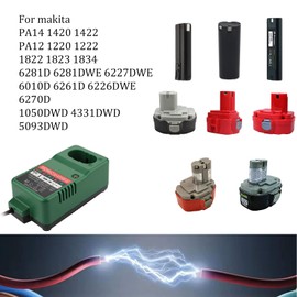 Battery Charger DC1804T Battery Charger for Makita NiMH NiCd MT1008 7.2V 9.6V 14.4V 18V Drill Charger PA12 PA14 PA18 6010D 6261D