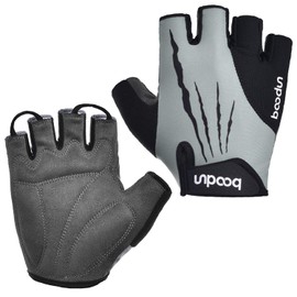 Eroilor Cycling Short Gloves Half Finger Bike MTB Gloves Summer Cycling Gloves for Women / Men - Grey - XL