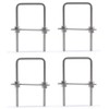 304 Stainless Steel Square U Bolt M8 x 55 x