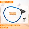 E Scooter Lock Double Security 2 Pieces Steel Cable Durable