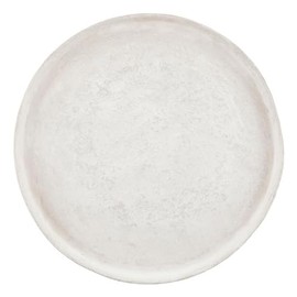 Santa Barbara Design Studio Decorative Round Paper Mache Tray Home Décor for Table, 16" Diameter, Natural