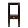Winsome Wood Linea Accent Table, Espresso