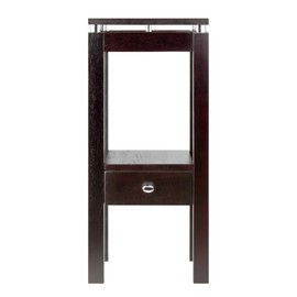 Winsome Wood Linea Accent Table, Espresso