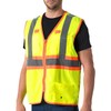 SMART Q CLASSIC Hi-Vis Premium Safety Vest, yellow, l