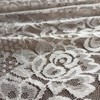 Olive Lace 6 inches Wide White Stretchy lace Ribbon Elastic