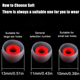 90 Stücke Ersatz Silikon Ohrstöpsel, Ohrhörer Ersatzstöpsel aus Silikon, Ersatzpolster Ohrpolster Kopfhörer Aufsätze, Kompatibel mit den meisten in-Ear Kopfhörer