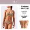 Silky Dance Seamless Clear Back Dance Bra with Removable Padding