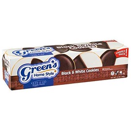 Green's Kosher Individually Wrapped Mini Black & White Cookies Package of 9