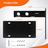Trailer Hitch License Plate Holder: Mineye Compatible 2” Hitch Receivers,