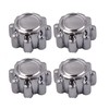 4Pcs 8 Lug Wheel Center Hub Caps Rim Dust Covers