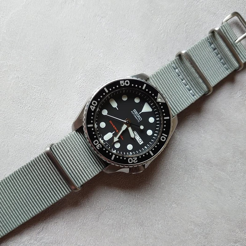 Time+ NATO G10 Ballistic Nylon Watch Strap, Military Band
