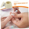 WOONEKY Acrylic Nail Dappen Dish Cup Lid Nail Brush Cup