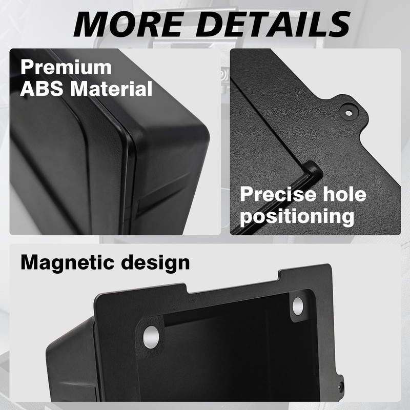 Muslogy Center Console Hidden Organizer Compatible with 2024 2025 2026