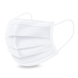 Disposable, Set of 10, Non-woven Fabric, White, Dust Pollen Protection